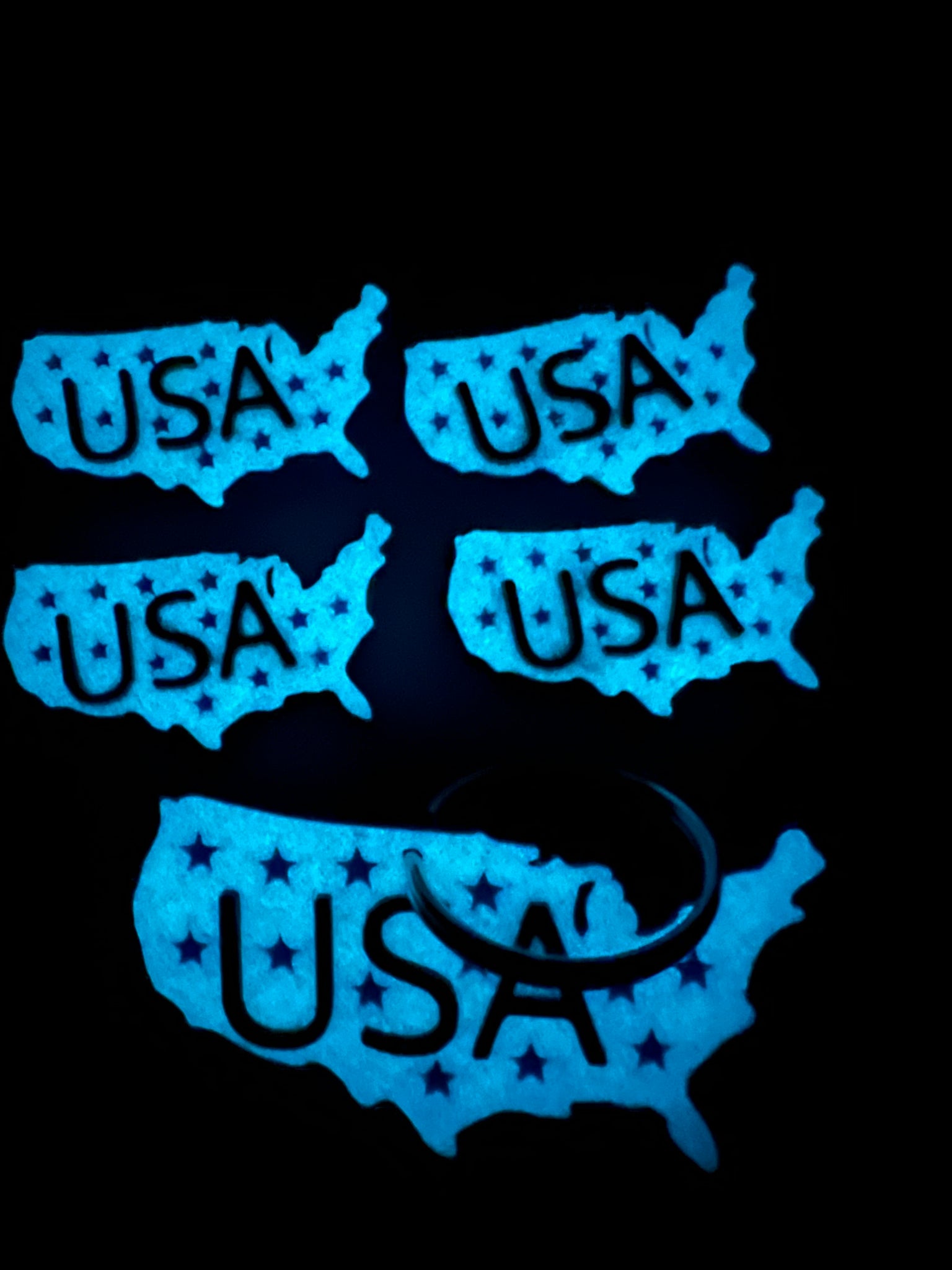 USA Keychain (Glow in the Dark)