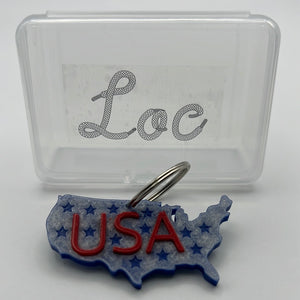 USA Keychain (Glow in the Dark)