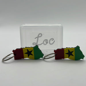 Ghanaian Flag Keychain