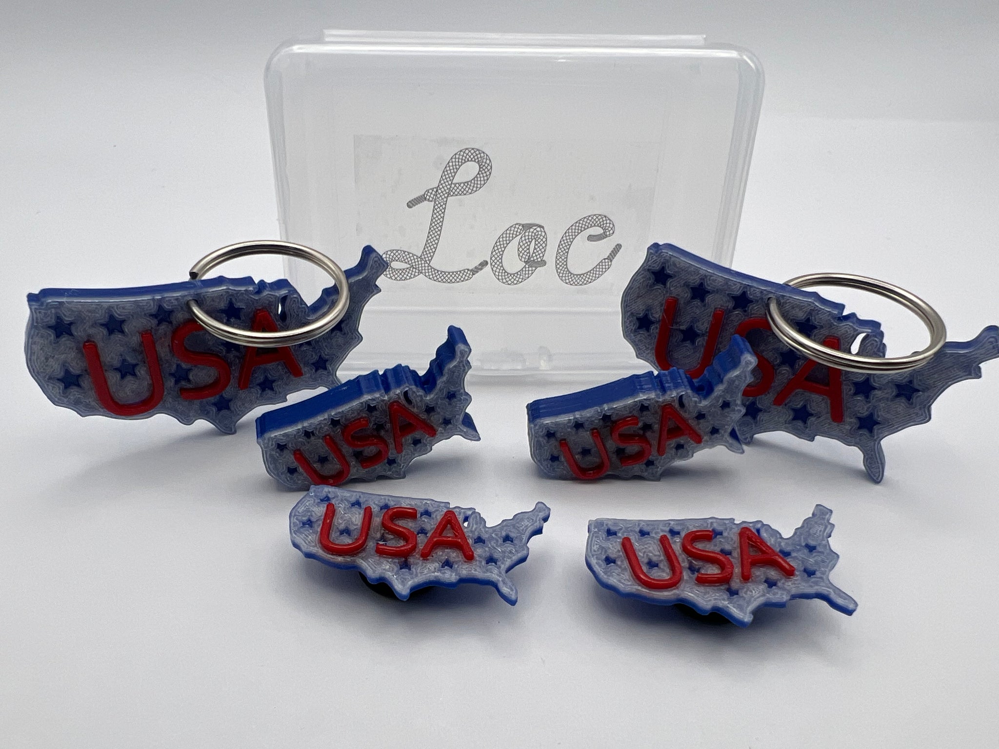 USA Keychain (Glow in the Dark)